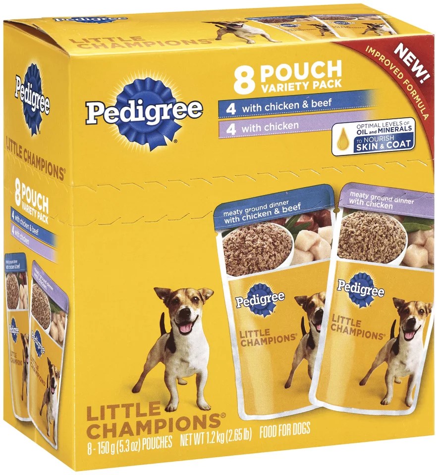 Pedigree Little Champions 8 Pouch Variety Pack Dog Food Shop Dogs at