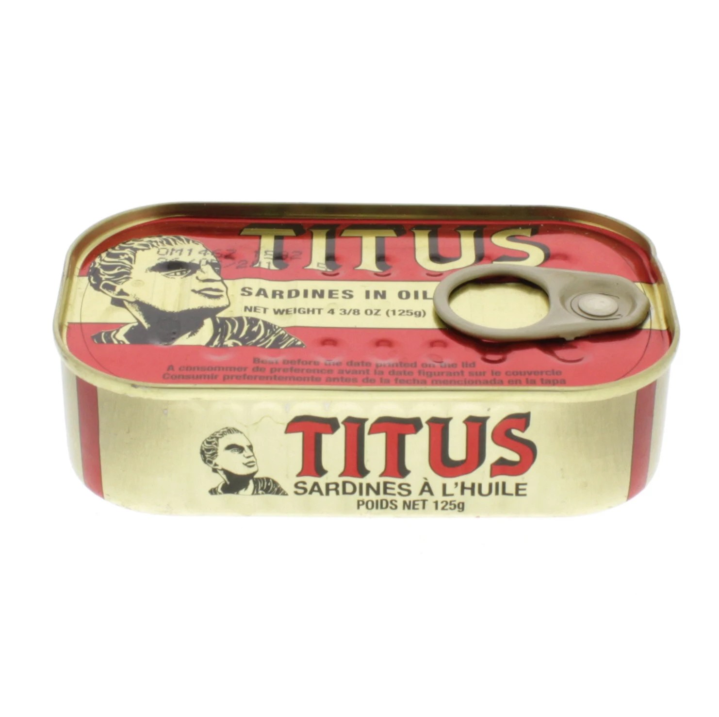 Titus Sardines in Oil Shop Seafood at HEB