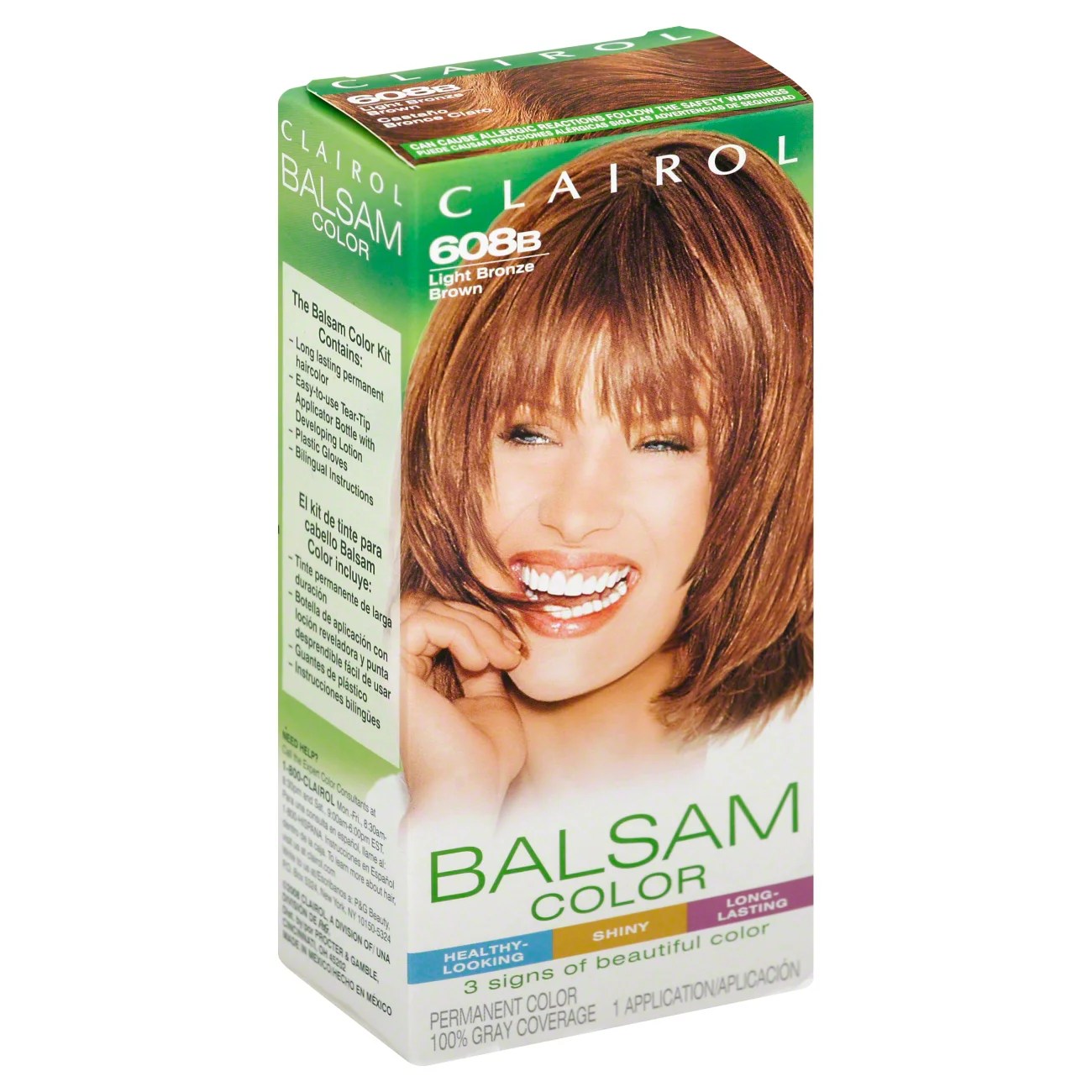 Clairol Balsam 608B Light Bronze Brown Shop Clairol Balsam 608B Light