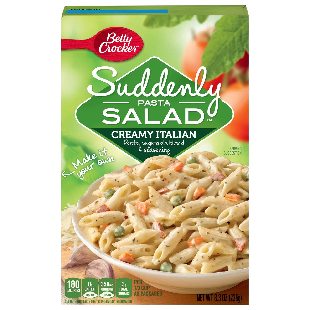 Betty Crocker Creamy Italian Suddenly Pasta Salad Shop Pantry Meals