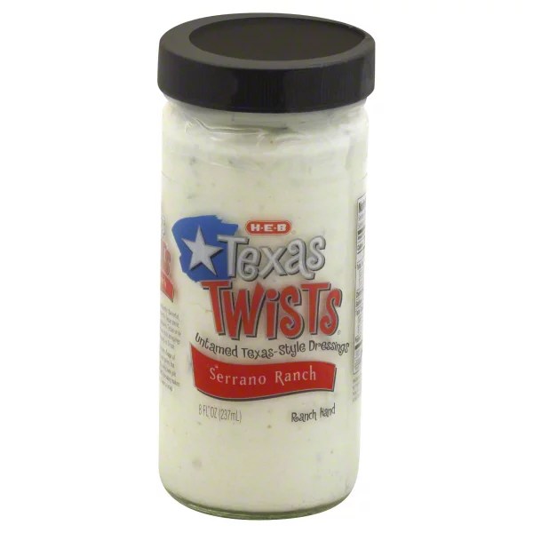 HEB Texas Twists Serrano Ranch Dressing Shop Salad Dressings at HEB
