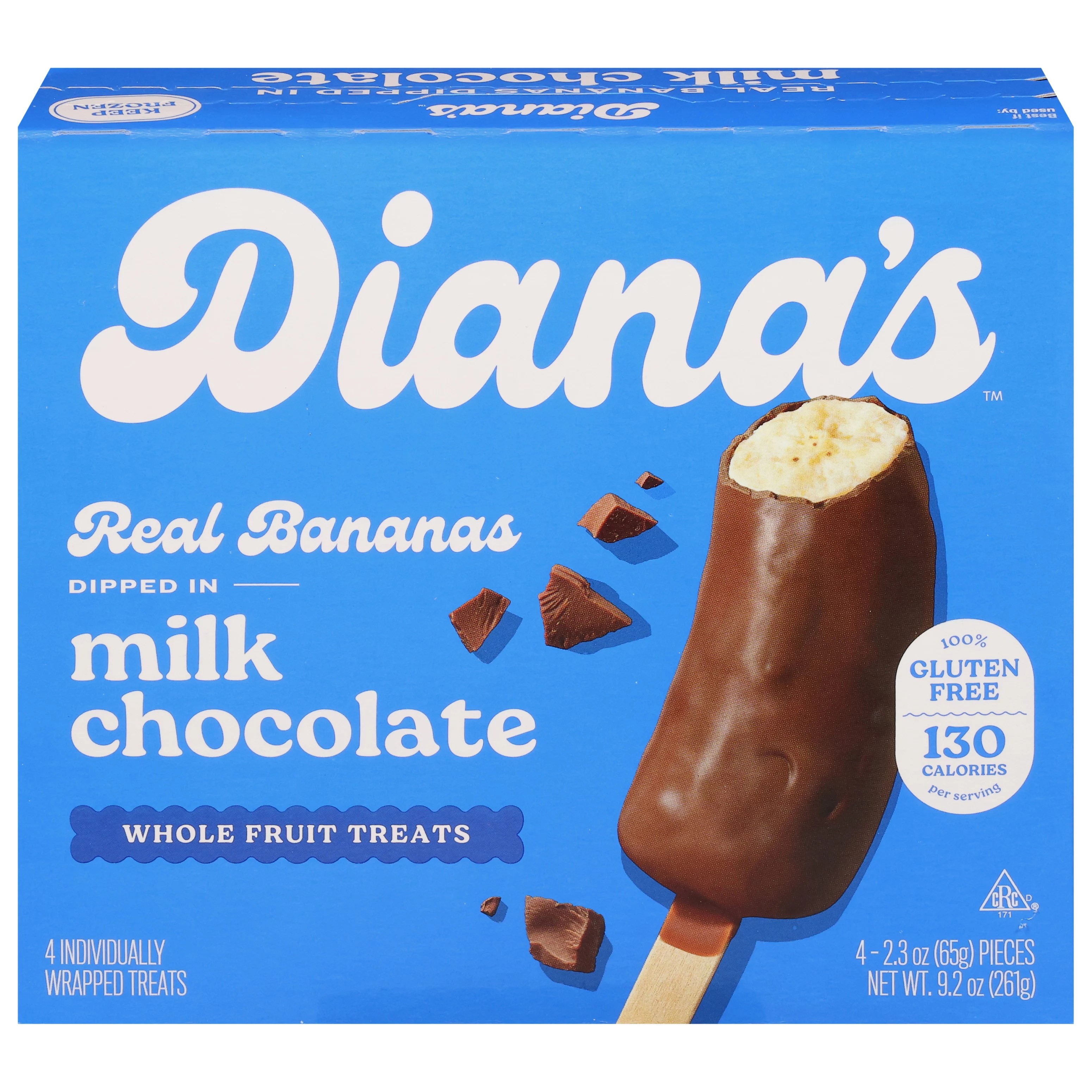 Diana's Bananas Milk Chocolate Banana Babies Shop Ice Cream & Treats