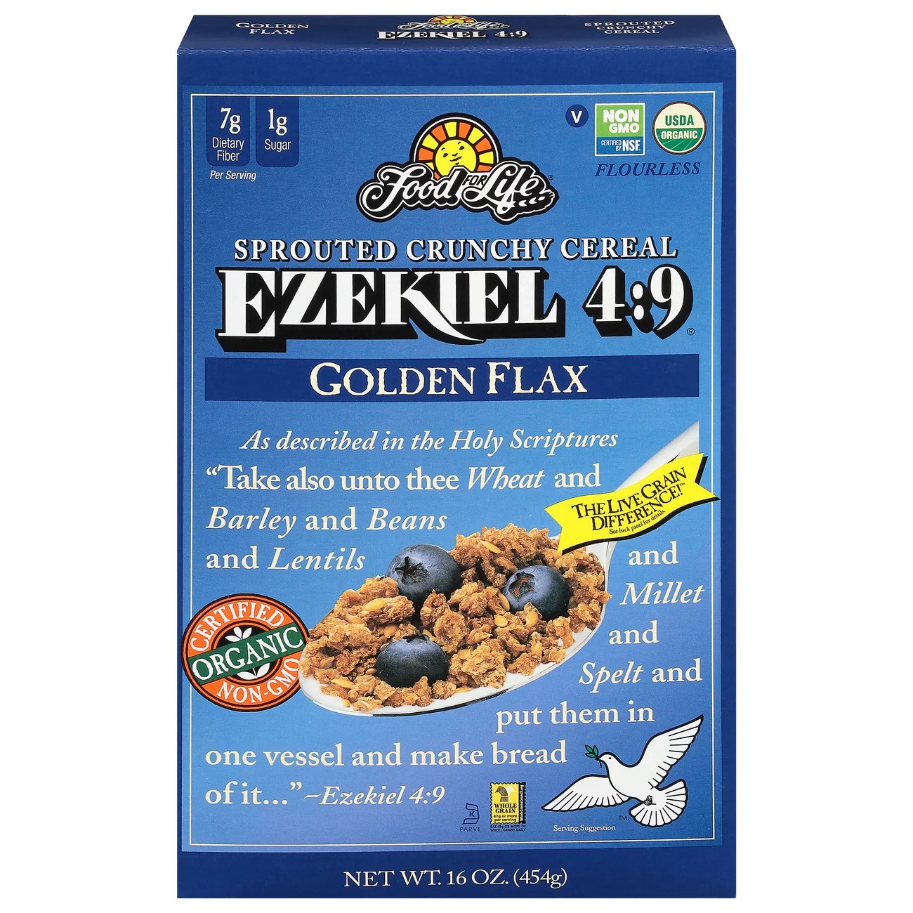 Food For Life Ezekiel 49 Golden Flax Cereal Shop Cereal at HEB