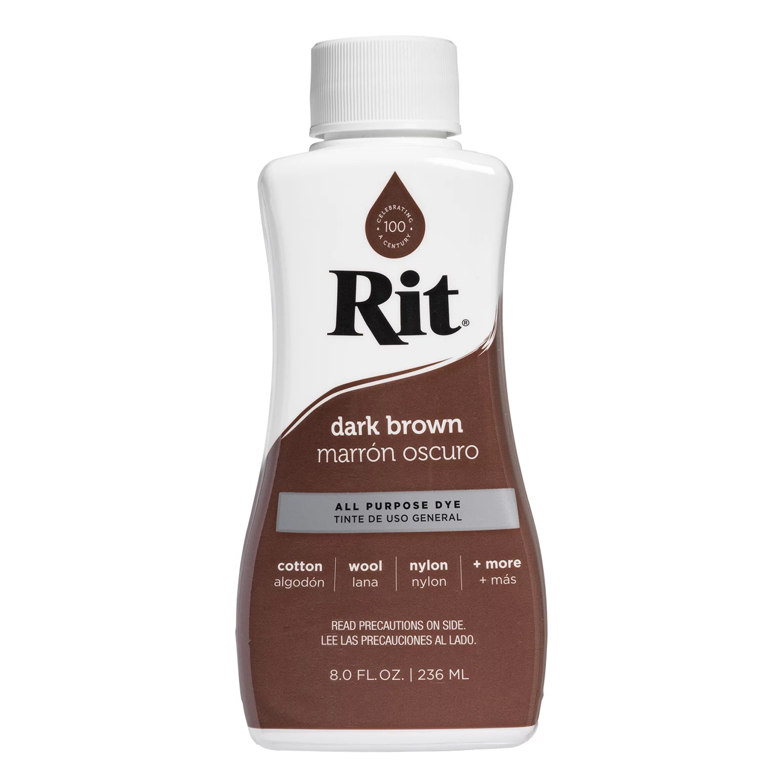 Rit Dark Brown 25 Liquid Dye Shop Fabric Dye at HEB