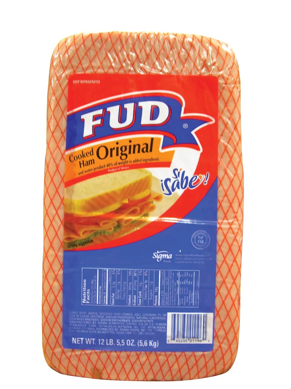 Fud Original Cooked Ham, Sliced Shop Meat at HEB