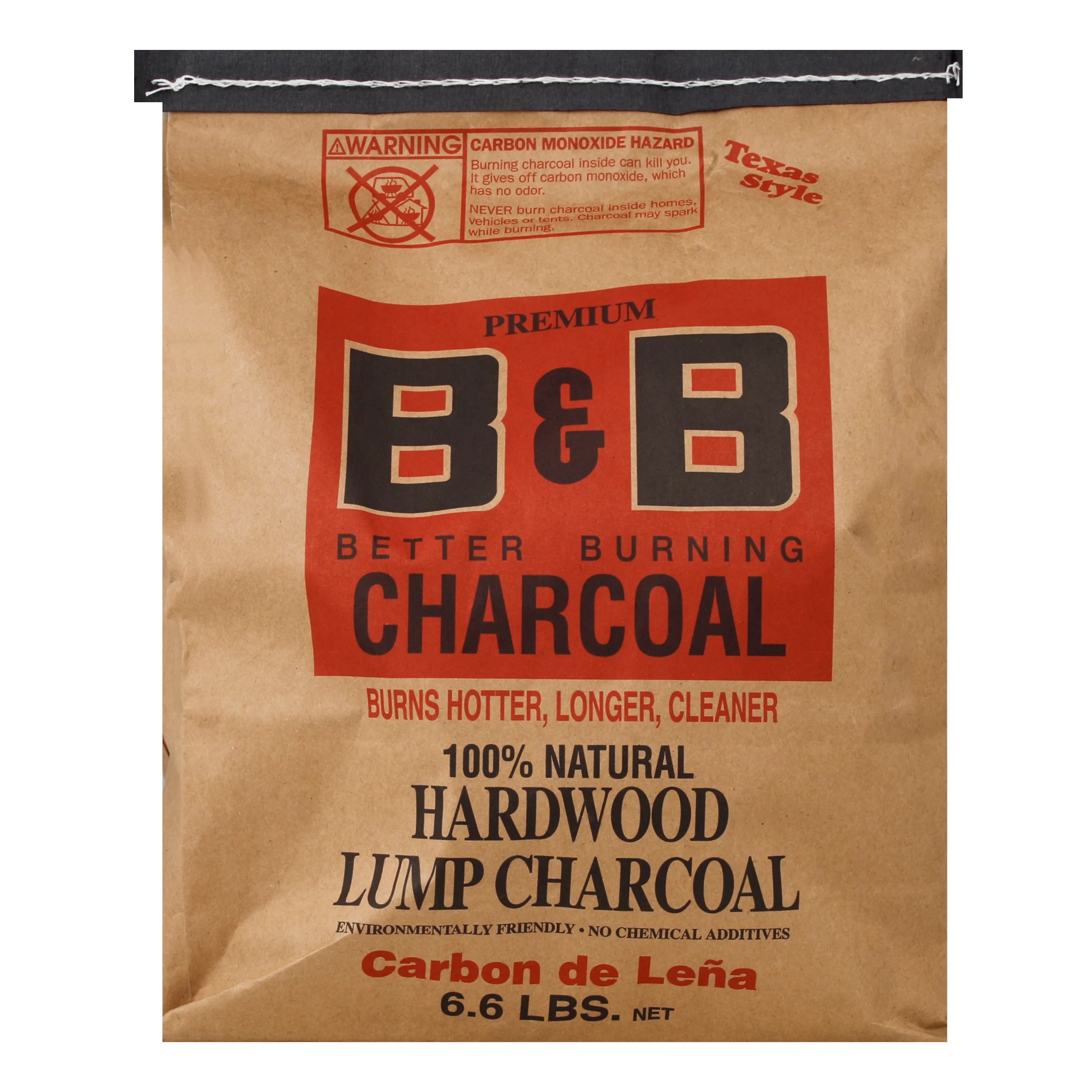 B & B Natural Hardwood Lump Charcoal Shop Charcoal, Wood & Fuel at HEB