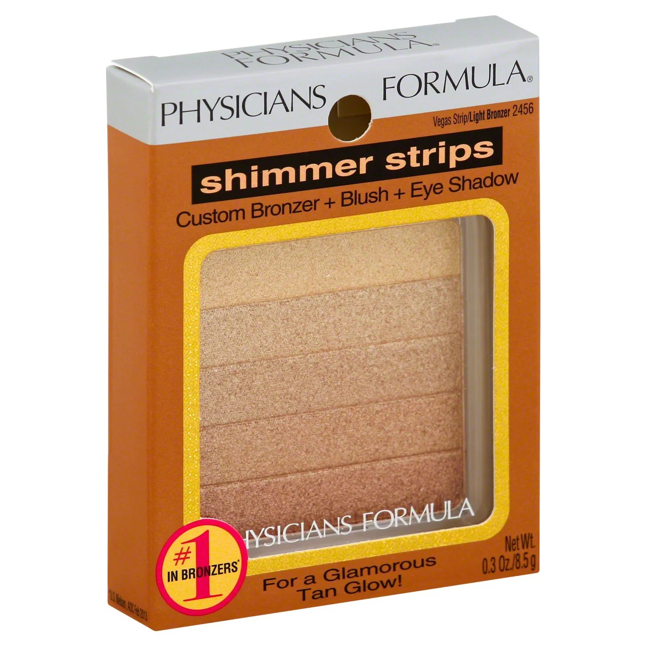 Physicians Formula Shimmer Strips Vegas Strip/Light Bronzer Custom