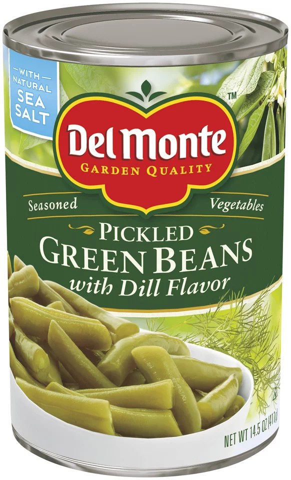 Del Monte Lightly Seasoned Dill Green Beans Shop Vegetables at HEB