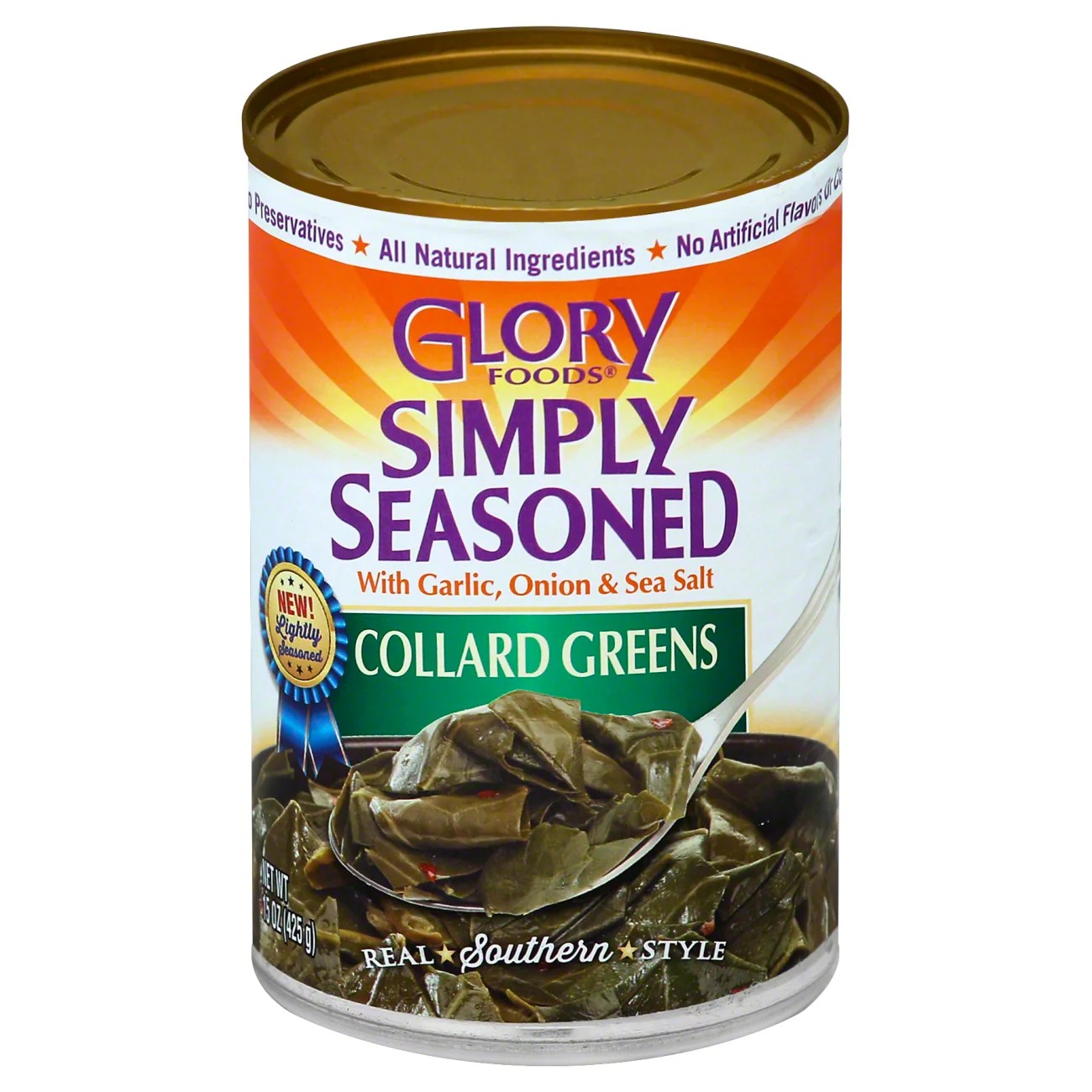 Glory Foods Simply Seasoned Collard Greens Shop Vegetables at HEB