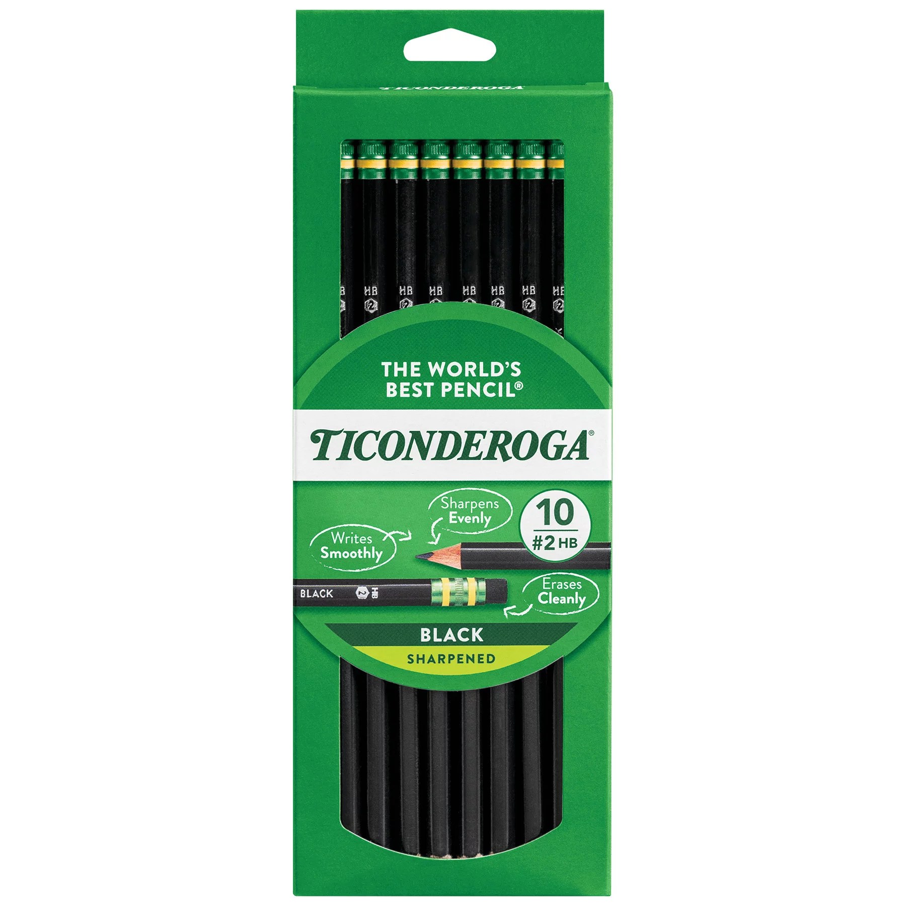 Dixon Ticonderoga Black WoodCased 2 Pencils Shop Pencils at HEB