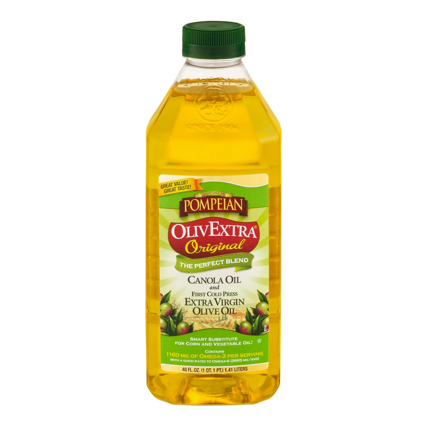 Pompeian Canola Oil & Extra Virgin Olive Oil Value Size Shop Oils at