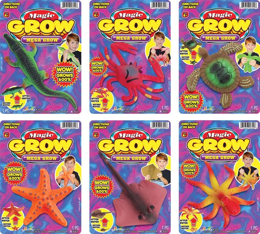 JaRu Magic Grow Mega Creature, Assorted Shop Yard & Sandbox Toys at