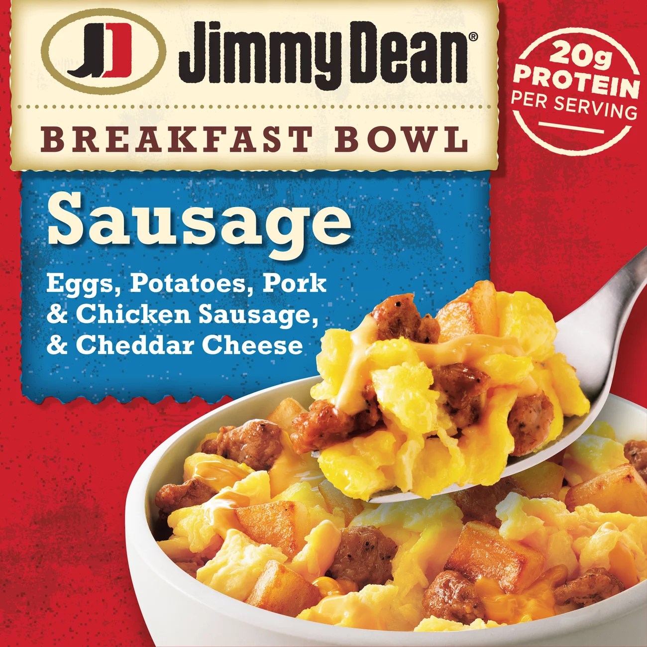 Jimmy Dean Sausage, Egg & Cheese Breakfast Bowl Shop Meals & Sides at
