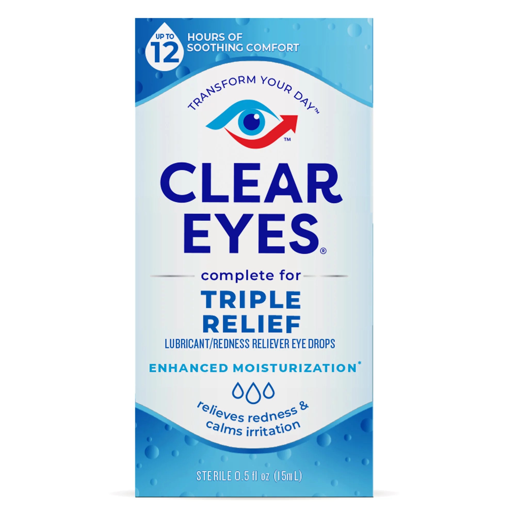 Clear Eyes Triple Action Eye Drops Shop Eye Drops & Lubricants at HEB