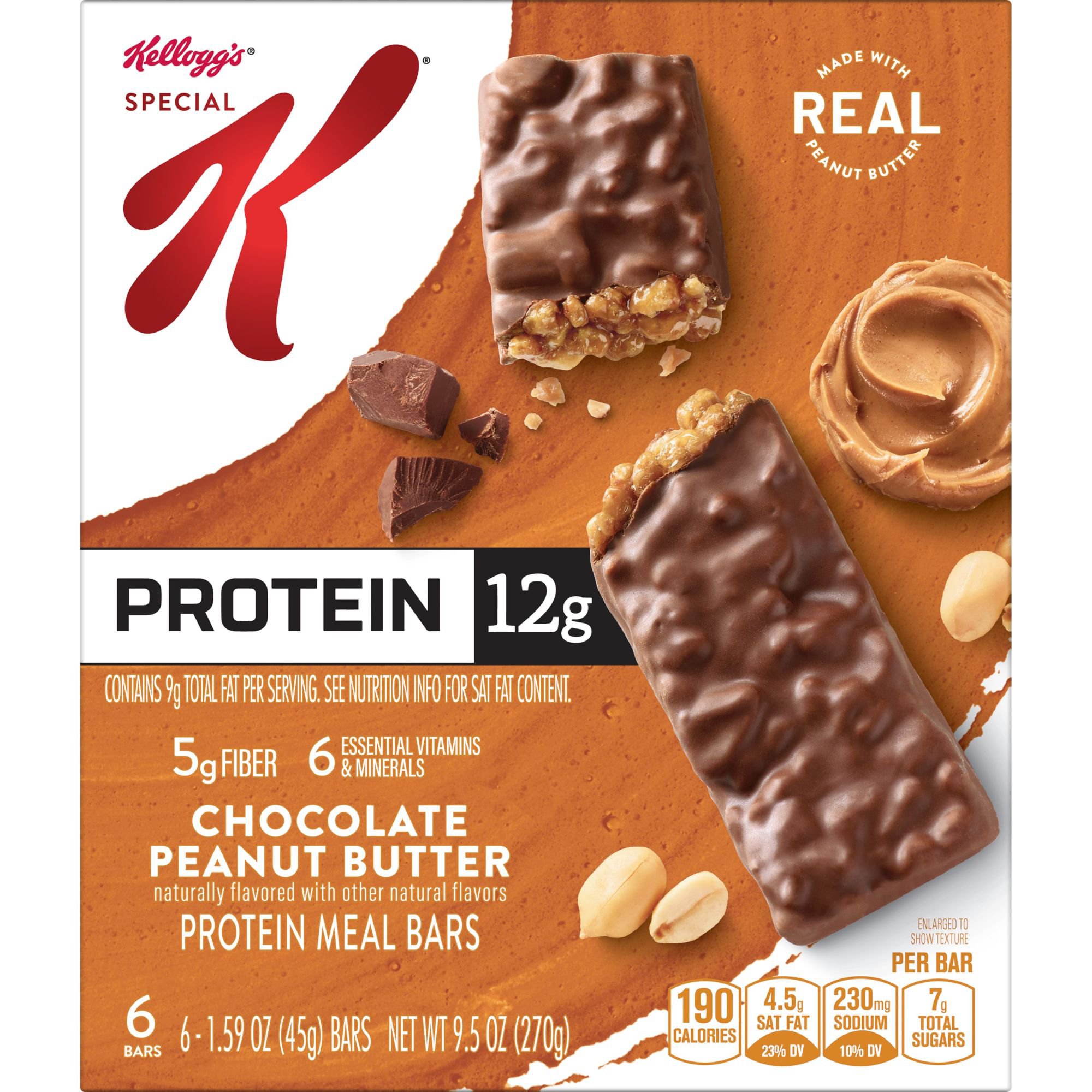 Kellogg's Special K Chocolate Peanut Butter Protein Meal Bars Shop