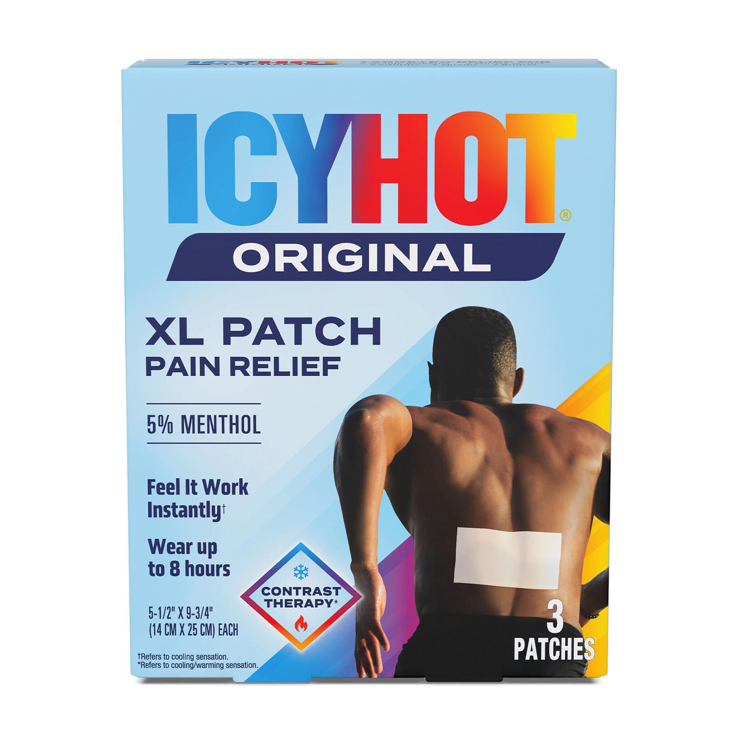 Icy Hot Medicated XL Backpatch No Mess Pain Relief Shop Muscle