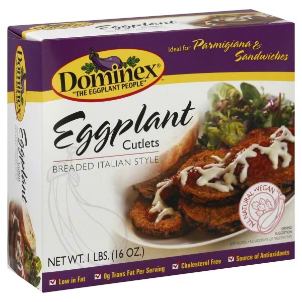 Dominex Eggplant Cutlets Shop Entrees & Sides at HEB