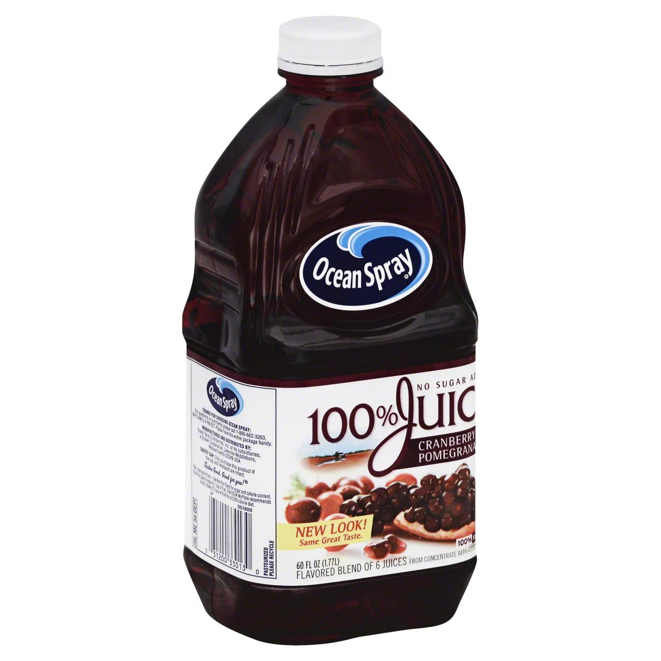 Ocean Spray 100 Cranberry Pomegranate Juice No Sugar Added Shop