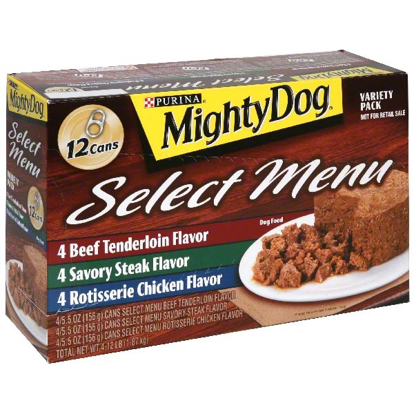 Purina Mighty Dog Select Menu Variety Pack Shop Dogs at HEB