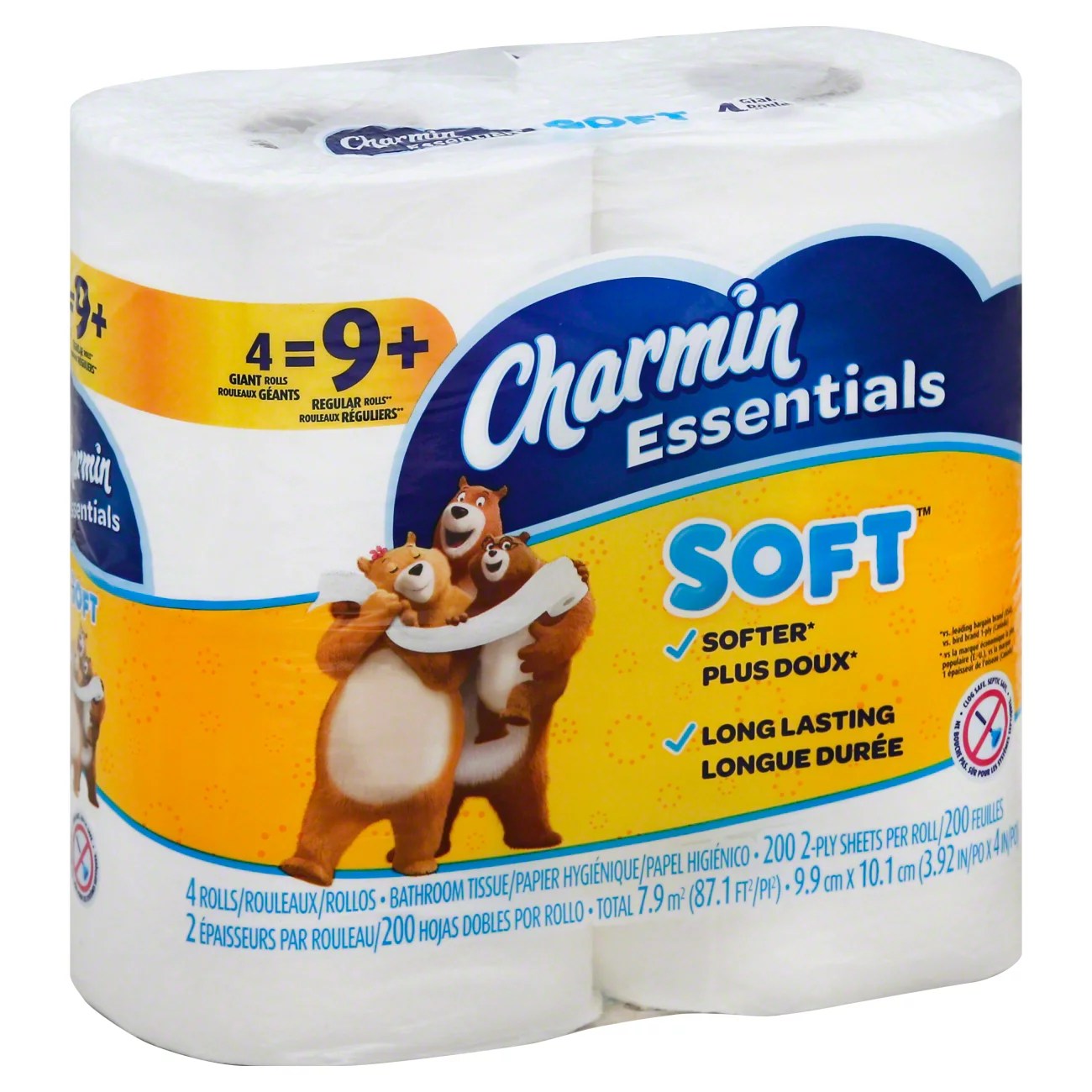 Charmin Essentials Double Roll Soft Toilet Paper Shop Toilet Paper at