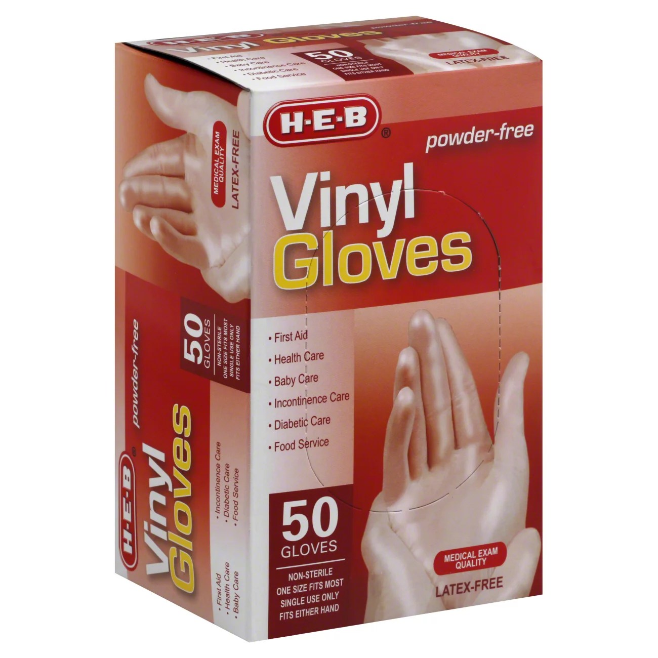 HEB Vinyl One Size Fits Most Gloves Shop Kits & Supplies at HEB