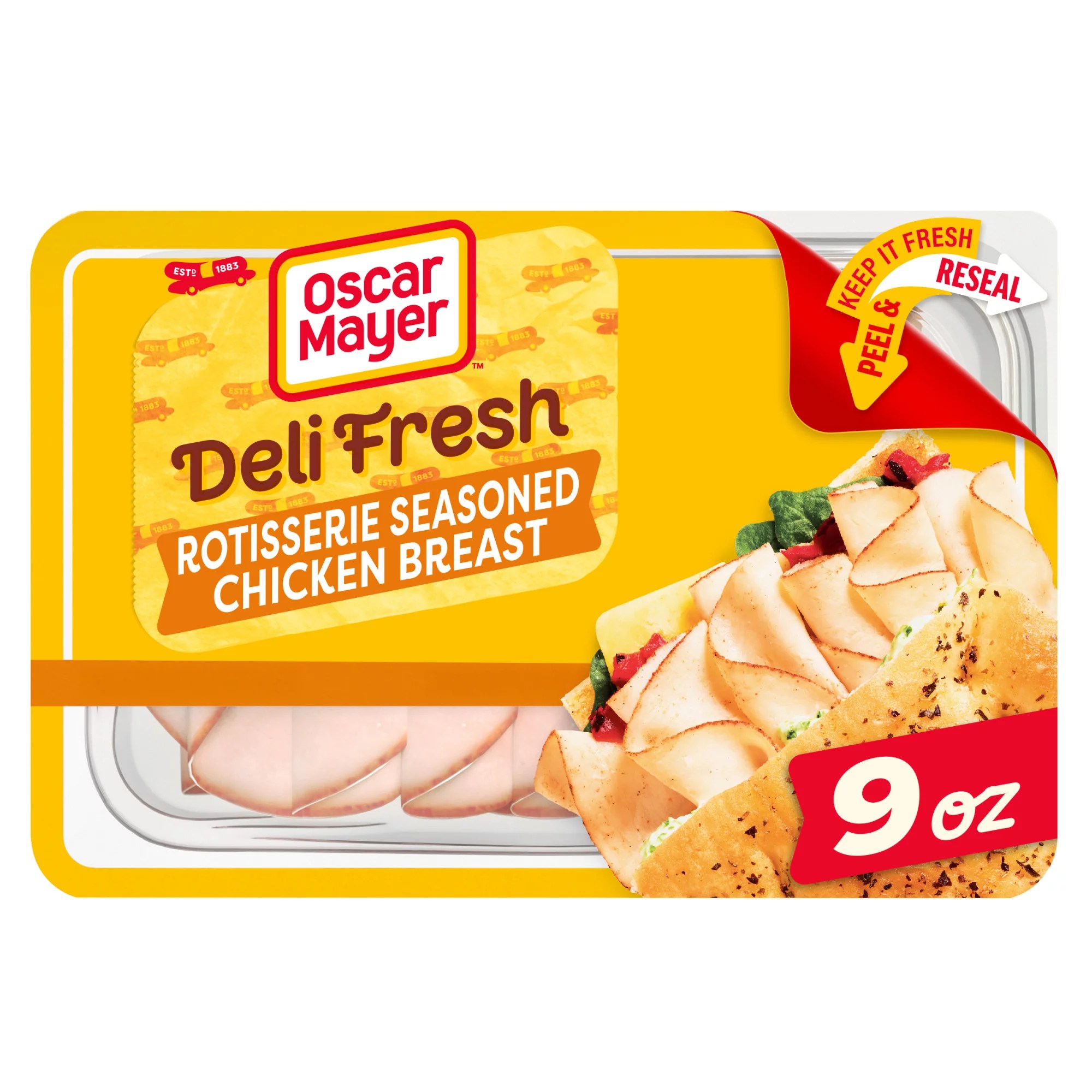 Oscar Mayer Deli Fresh Rotisserie Seasoned Chicken Breast Shop Meat
