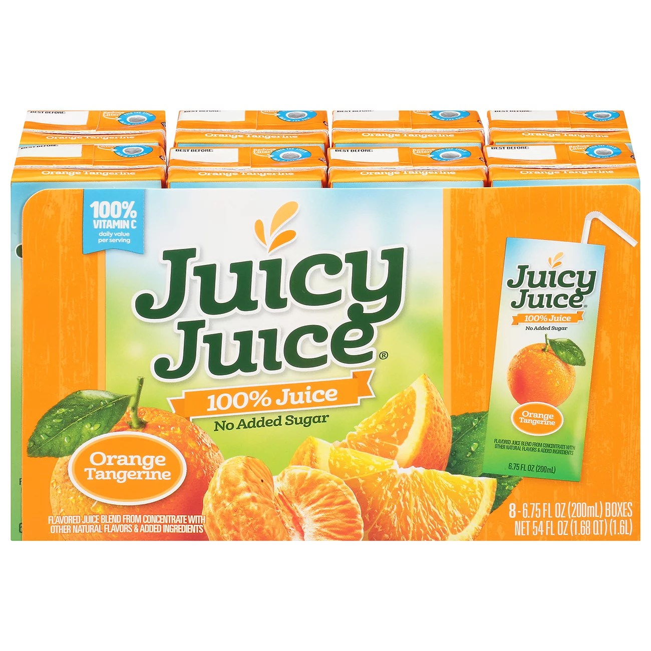 Juicy Juice Orange Tangerine Juice 6.75 oz Boxes Shop Juice at HEB