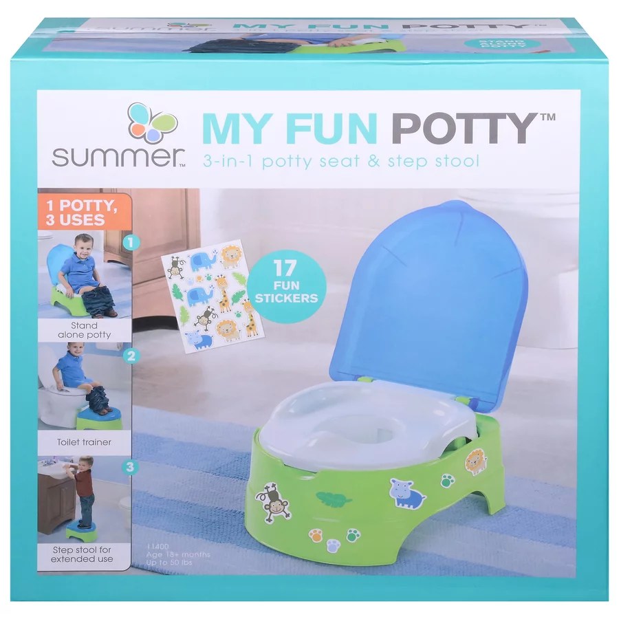 Summer Infant My Fun Potty (Blue) Shop Potty Seats & Stools at HEB