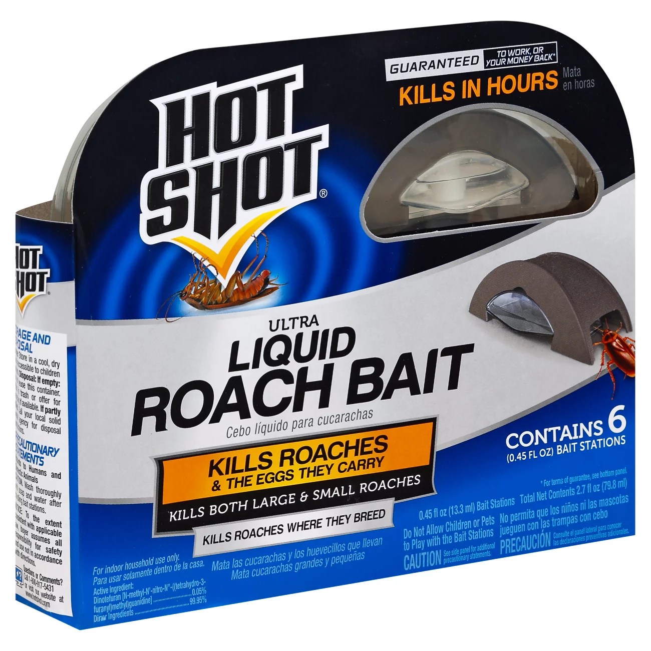 Hot Shot Ultra Liquid Roach Bait Stations Shop Insect Killers at HEB