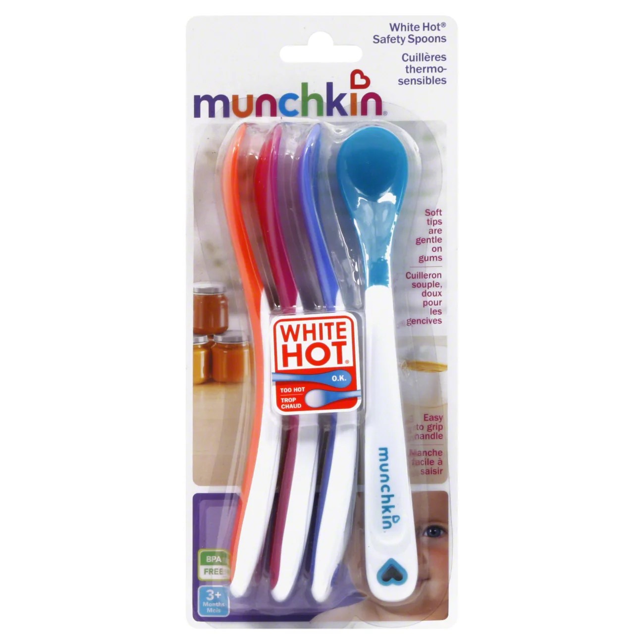 Munchkin White Hot Safety Infant Spoons mamas bundle