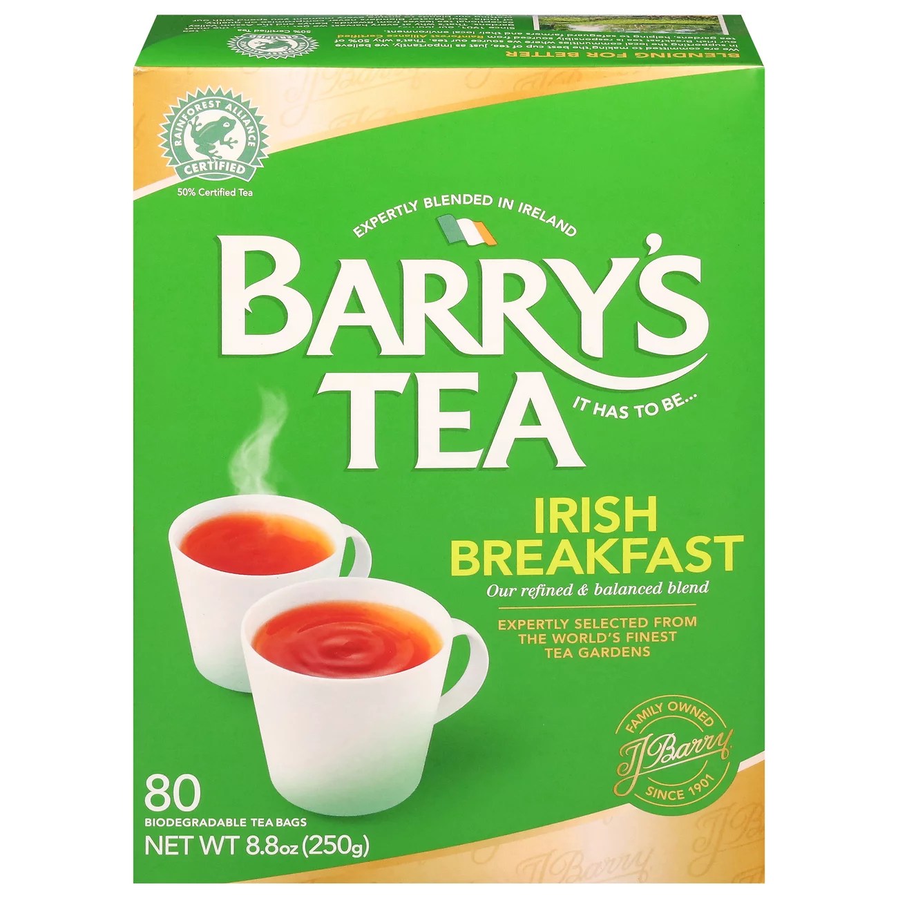 Barry's Tea Irish Breakfast Strength and Flavour Tea Bags Shop Tea at
