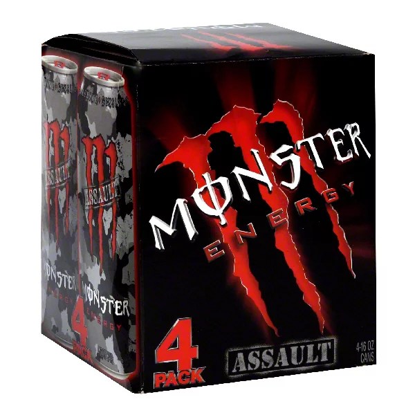 Monster Assault Energy Drink 16 oz Cans Shop Sports & Energy Drinks