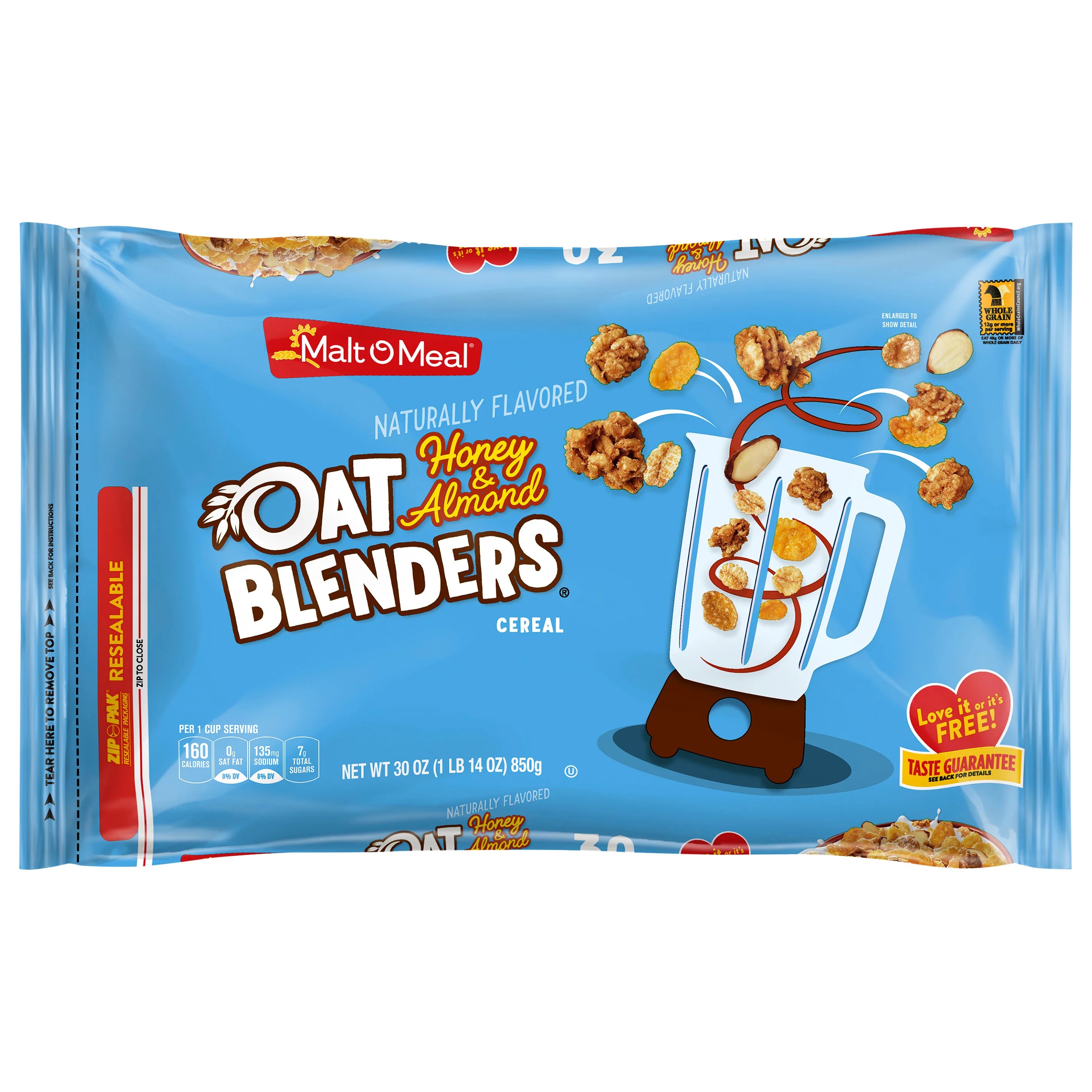 MaltOMeal Oat Blenders with Honey & Almonds Cereal Super Size Shop