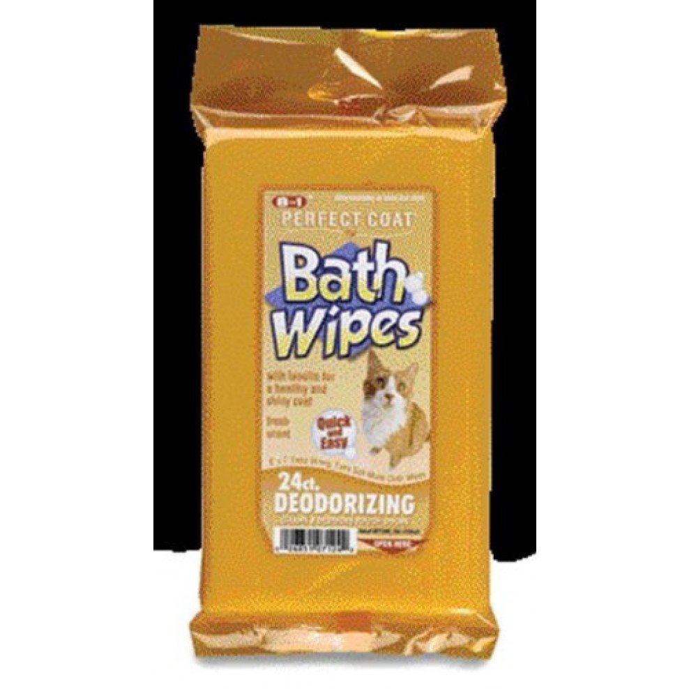 Perfect Coat Deodorizing Bath Wipes for Cats Shop Healthcare & Grooming at HEB