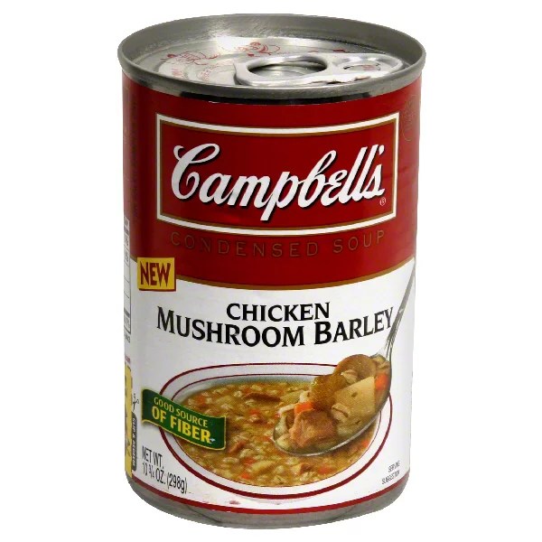 Campbell's Condensed Chicken Mushroom Barley Soup Shop Soups & Chili