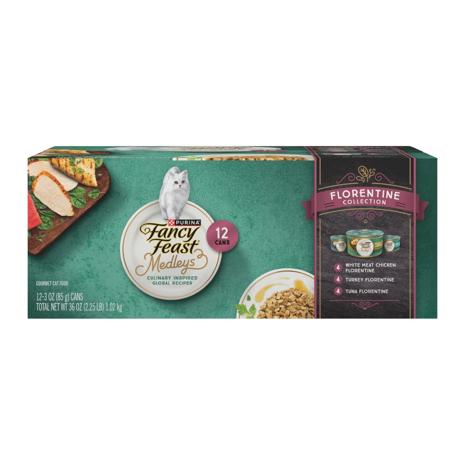 Purina Fancy Feast Elegant Medleys Florentine Collection with Garden