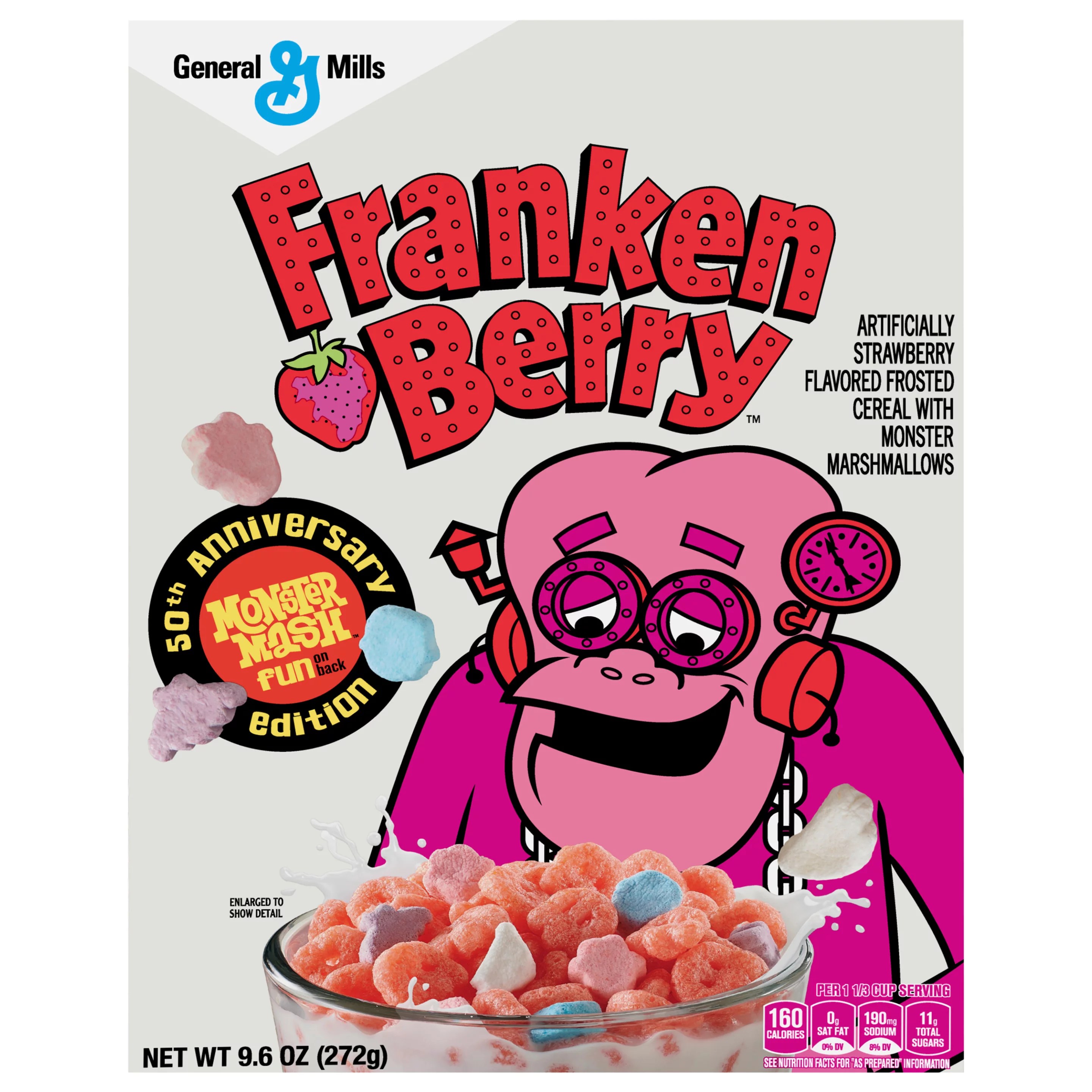 General Mills Franken Berry Strawberry Monster Cereal Shop Cereal at