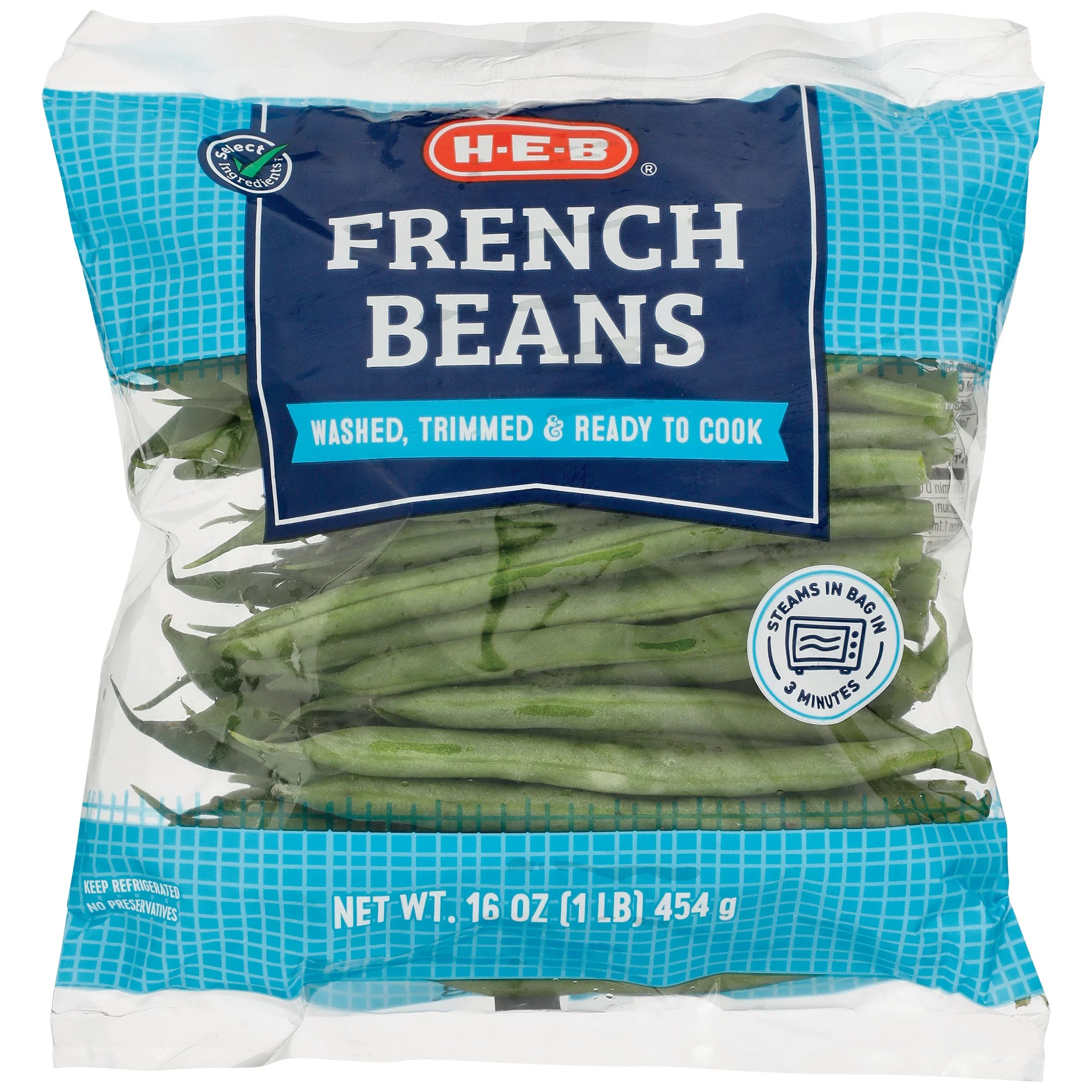 HEB Washed & Ready French Green Beans Shop Vegetables at HEB