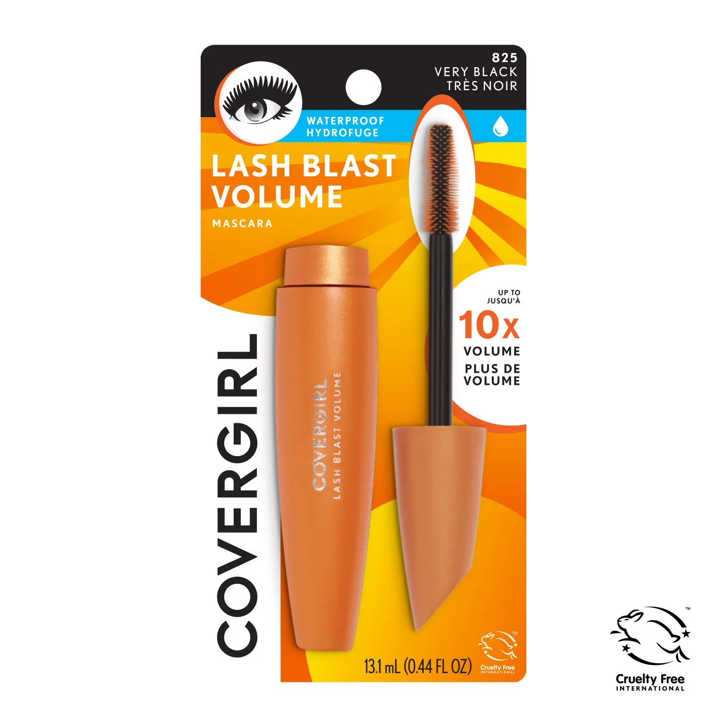 Covergirl LashBlast Very Black 825 Waterproof Volume Mascara Shop Eyes at HEB