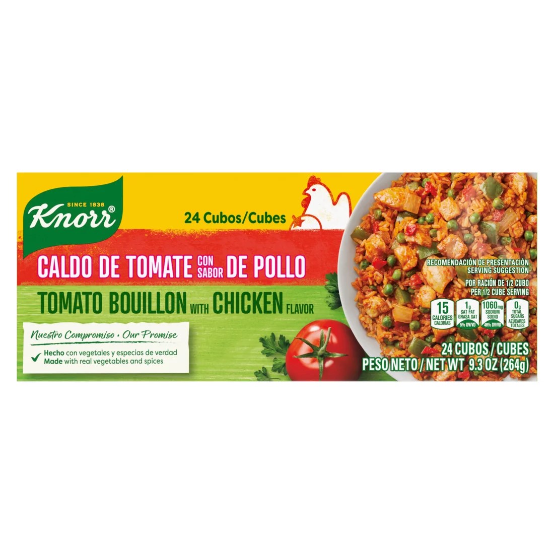 Knorr Tomato Chicken Cube Bouillon Shop Broth & Bouillon at HEB