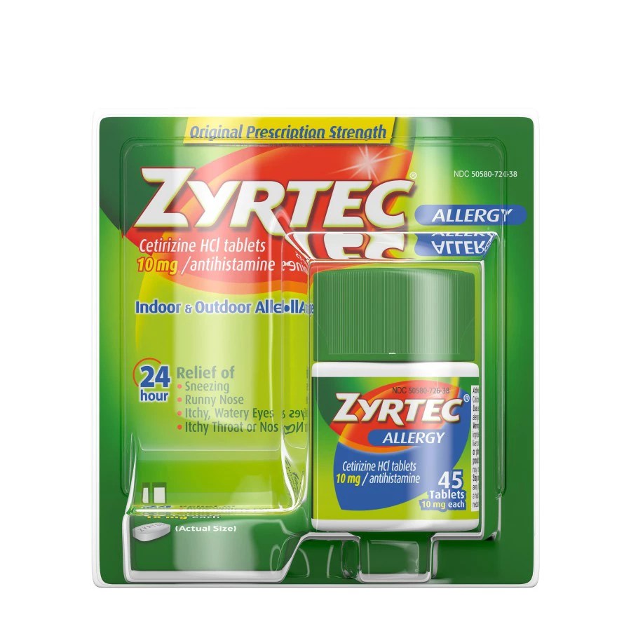 Zyrtec Tablets, 45 Count Shop Sinus & Allergy at HEB
