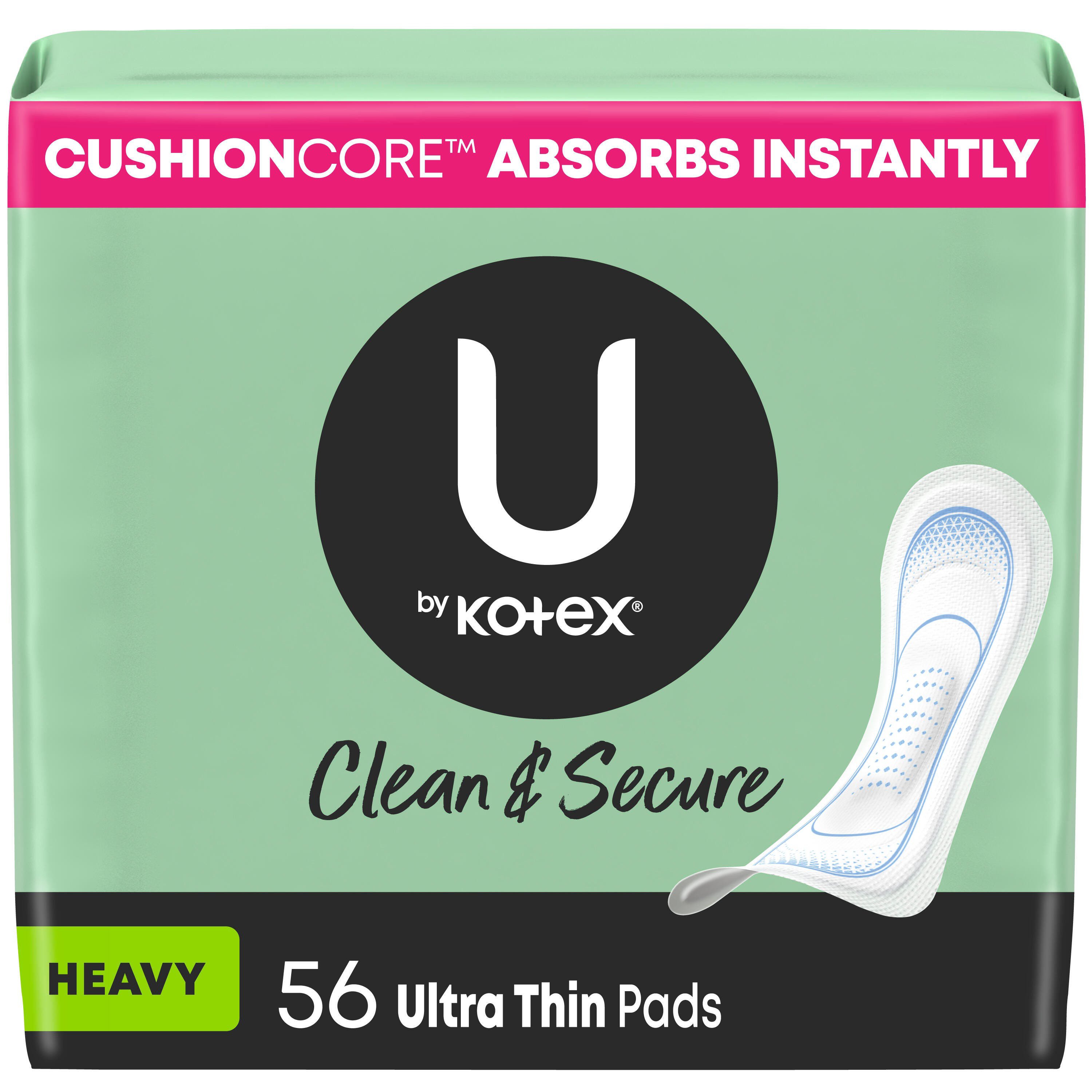 U by Kotex Security Ultra Thin Heavy Flow Long Pads Shop Pads