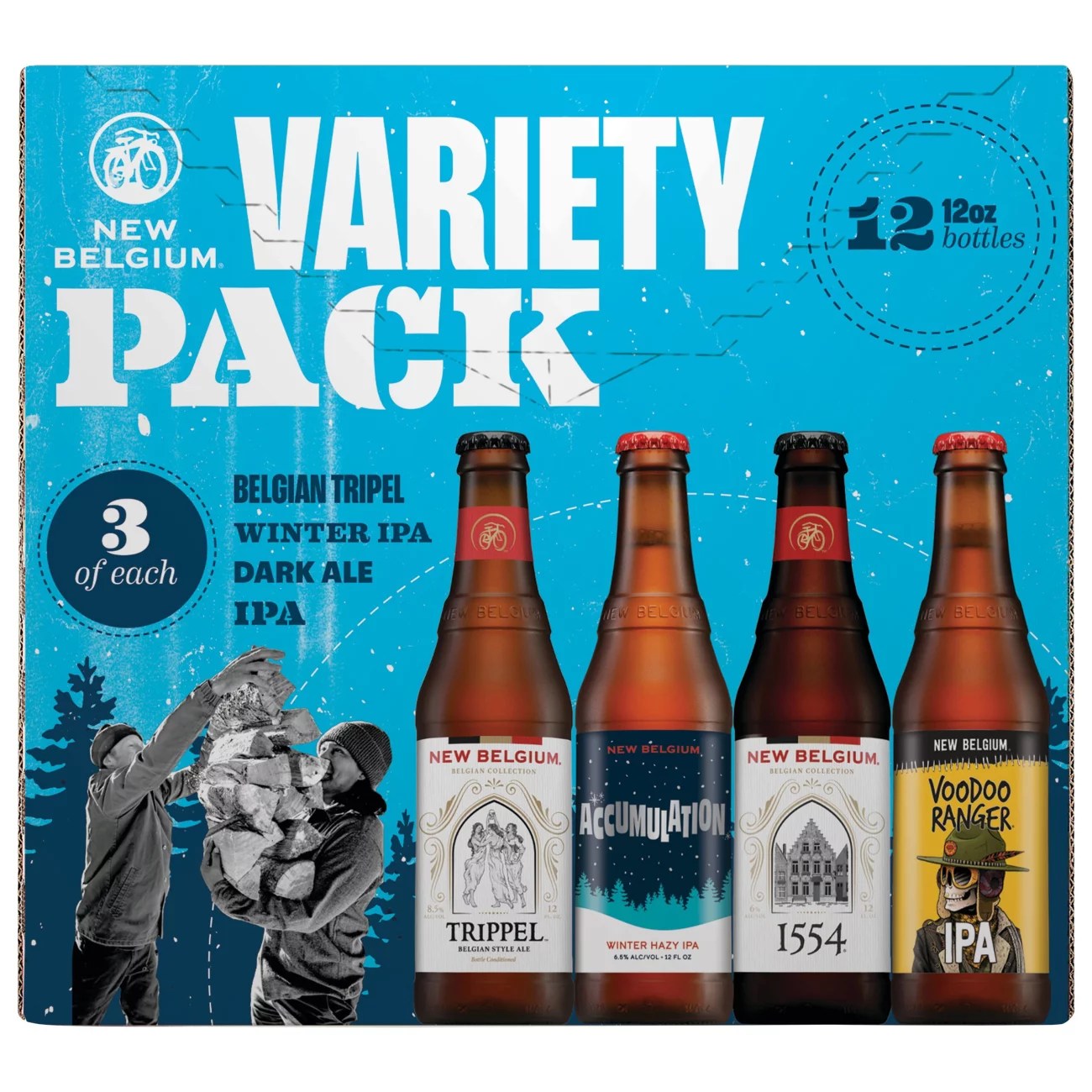 New Belgium Variety Pack Beer 12 oz Bottles Shop Beer & Wine at HEB