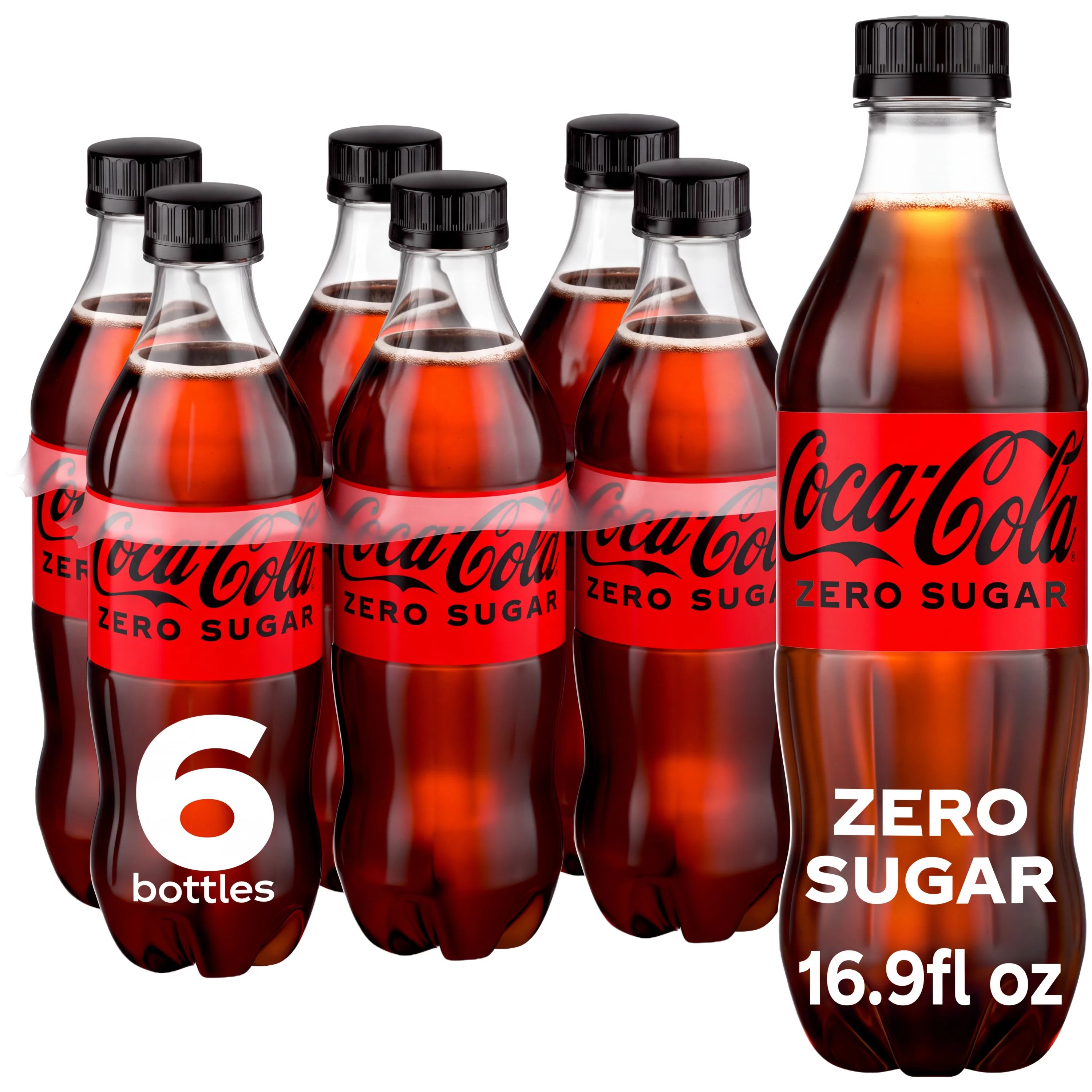 CocaCola Zero Calorie Coke 16.9 oz Bottles Shop Soda at HEB