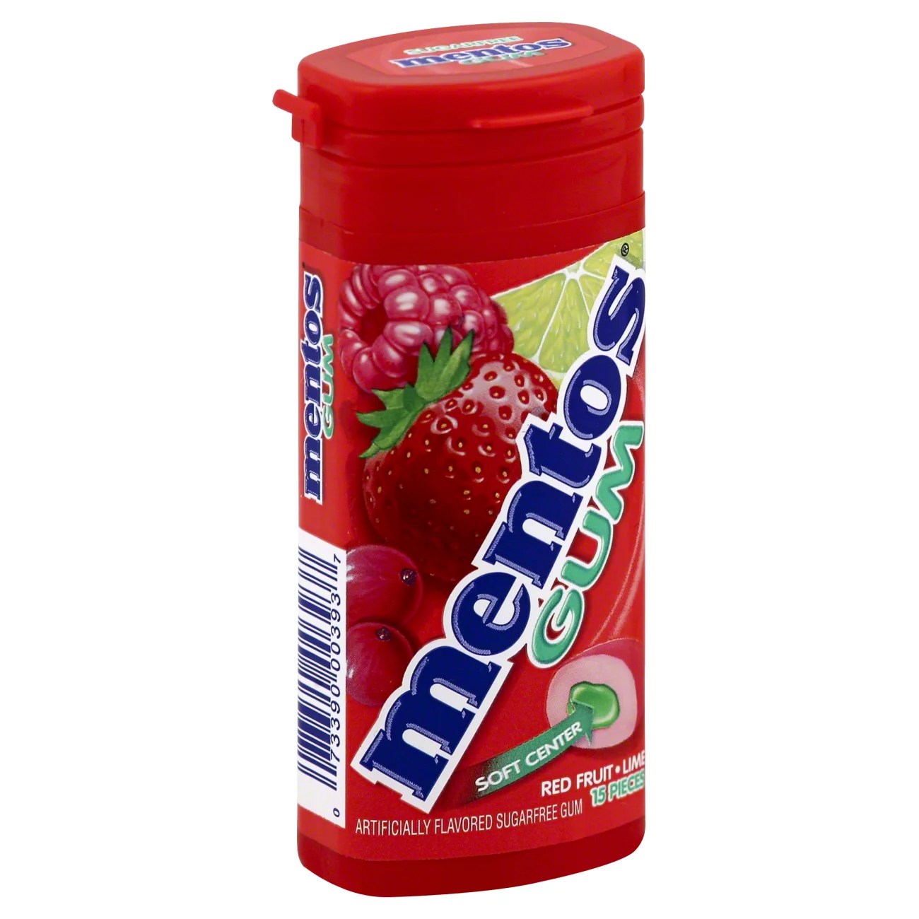 Mentos Red Fruit Lime Sugarfree Gum Shop Gum & Mints at HEB