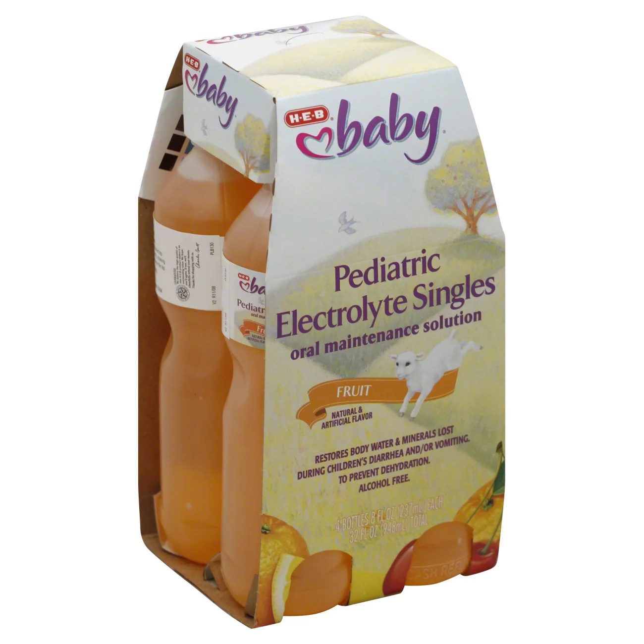 HEB Baby Fruit Pediatric Electrolyte Singles Shop Electrolytes & Shakes at HEB