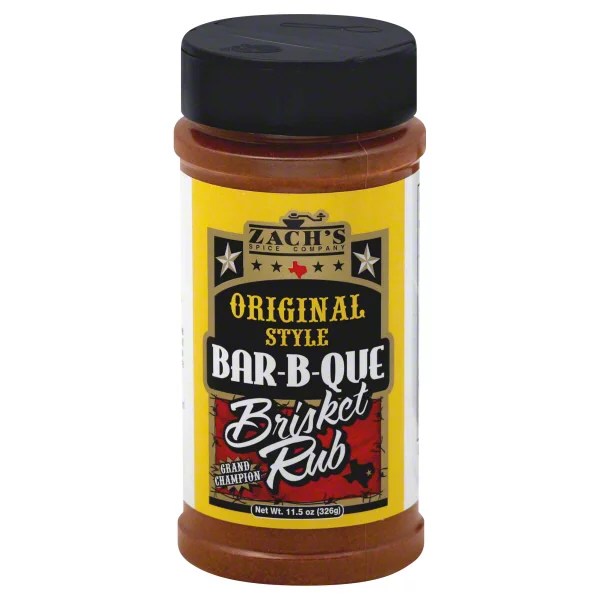 Zach's Spice Co. Original Style BarBQue Brisket Rub Shop Spice