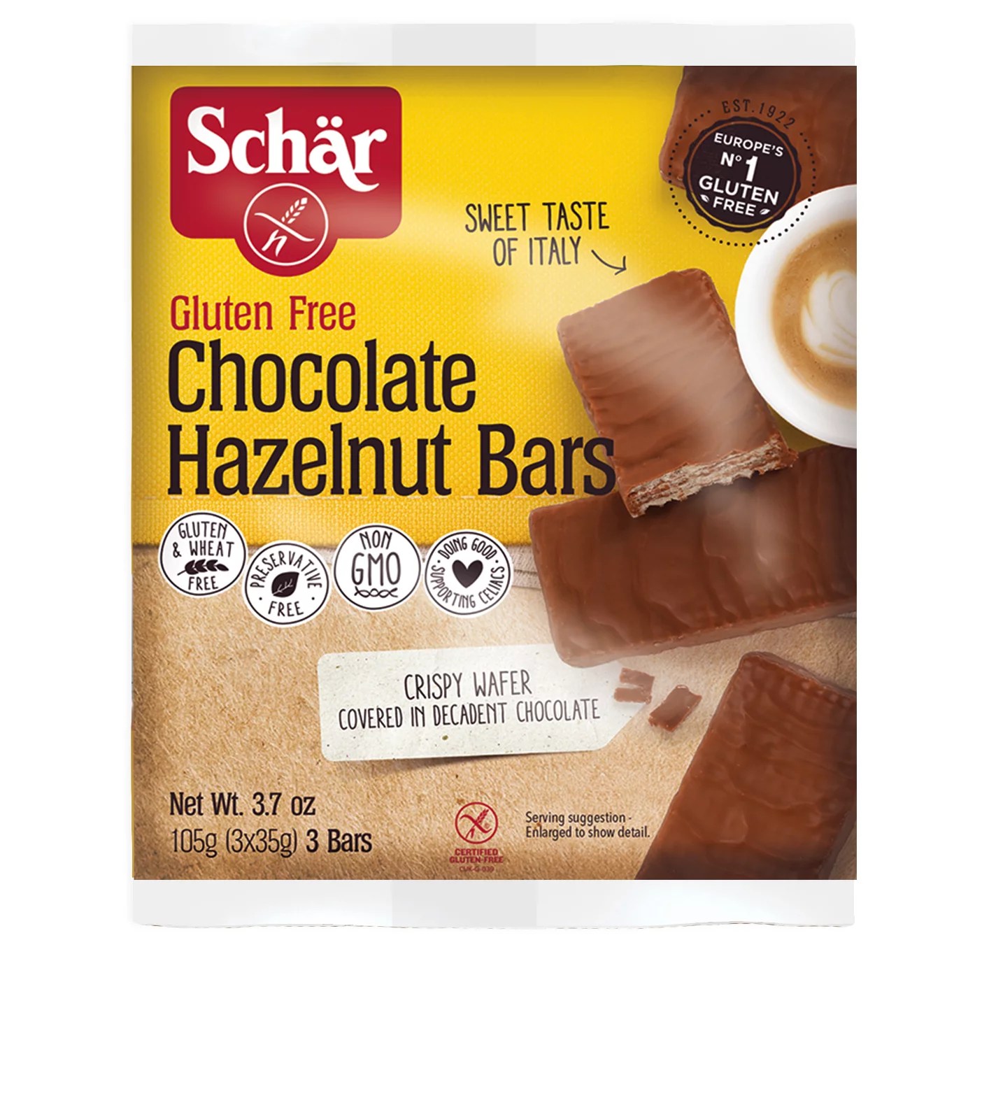 Schar Gluten Free Chocolate Hazelnut Bars Shop Candy at HEB