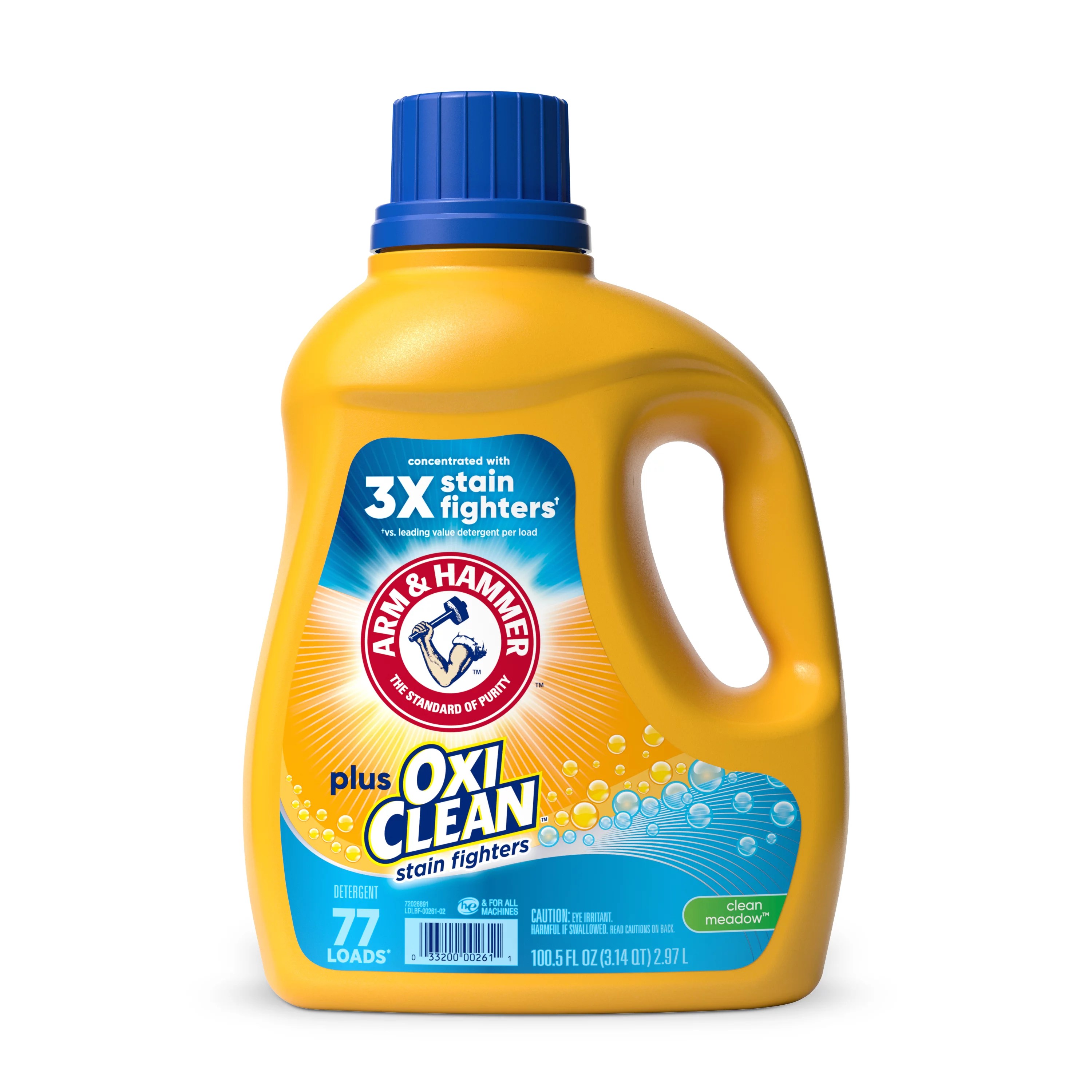 Arm & Hammer Plus OxiClean Clean Meadow HE Liquid Laundry Detergent 75
