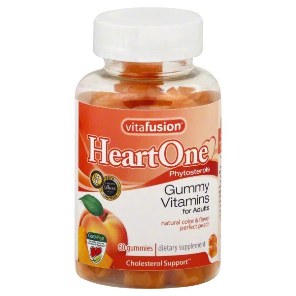 VitaFusion Heart One Gummy Vitamins For Adults Perfect Peach Shop